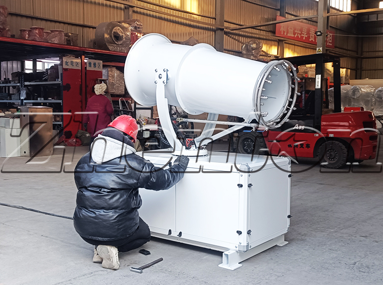 Innovative mining dust reduction programme, fog cannon machine leading the industry new trend