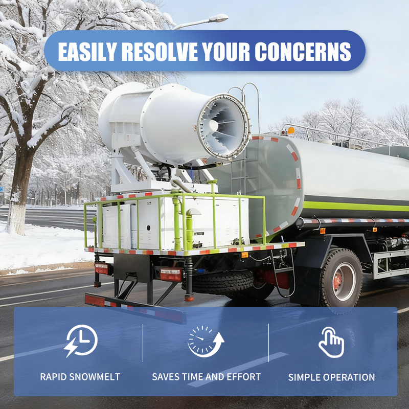 Manufacturer Industrial 50m Mist Cannon Machine with Winter Snowmelt